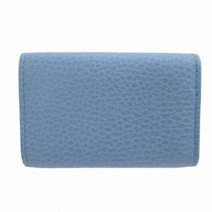 Gucci Swing Leather Light Blue 6 Row Key Case Key Holder — view 3