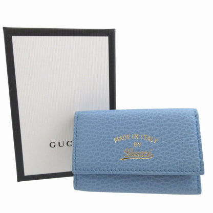 Gucci Swing Leather Light Blue 6 Row Key Case Key Holder — view 2