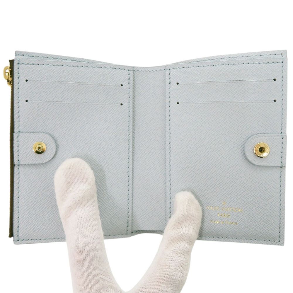Louis Vuitton Portefeuille Lisa Blue Olympe Monogram Bifold Wallet — view 5