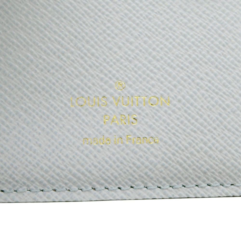 Louis Vuitton Portefeuille Lisa Blue Olympe Monogram Bifold Wallet — view 8
