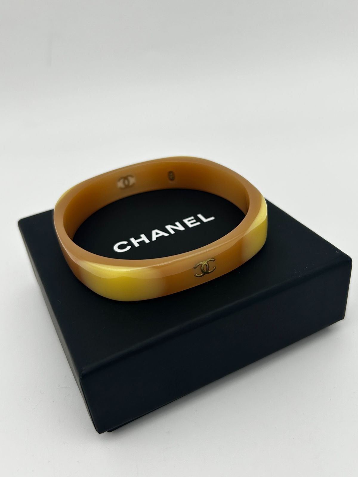 Chanel CC Logo Bangle Bracelet — view 2