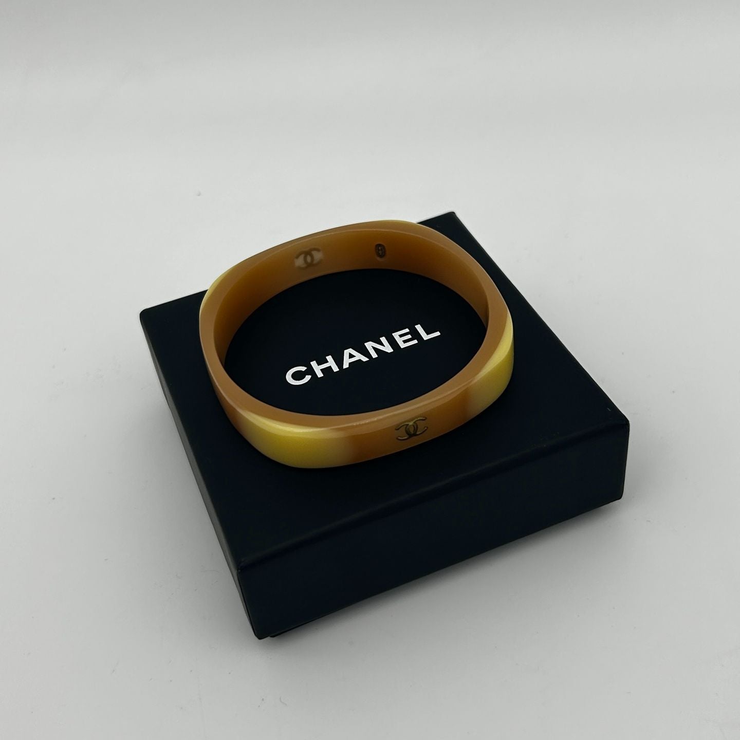 Chanel CC Logo Bangle Bracelet — view 3
