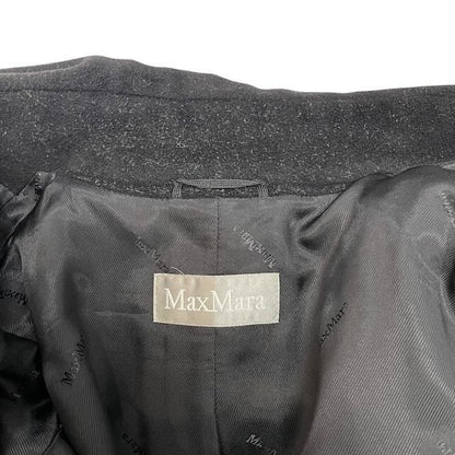 Max Mara Wool Coat Black 40 — view 5