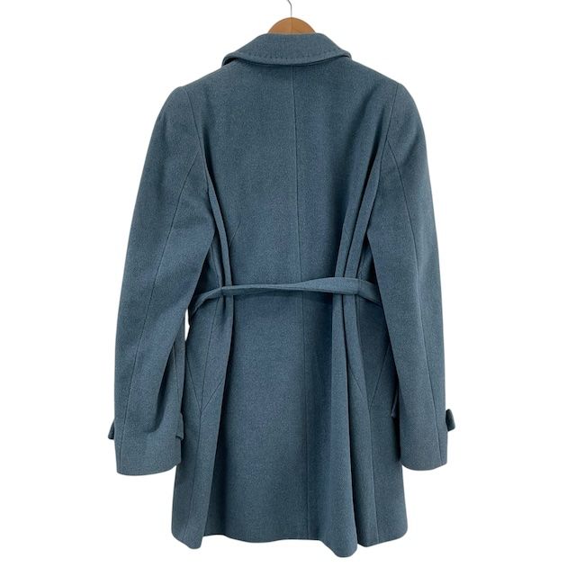 Max Mara Wool Coat Pcoat Blue 42 LL — view 2