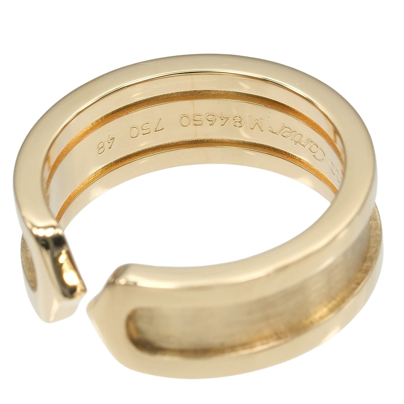 Cartier 2C Gold Ring — view 4