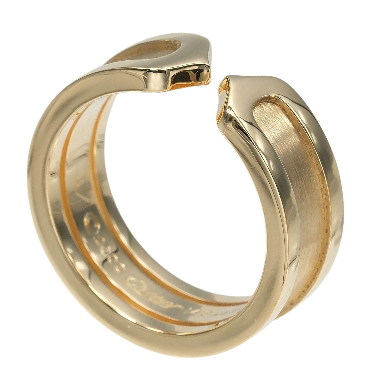 Cartier 2C Gold Ring — view 3