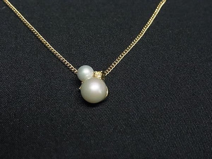 Dior Necklace Gold Metal Pearl — view 2