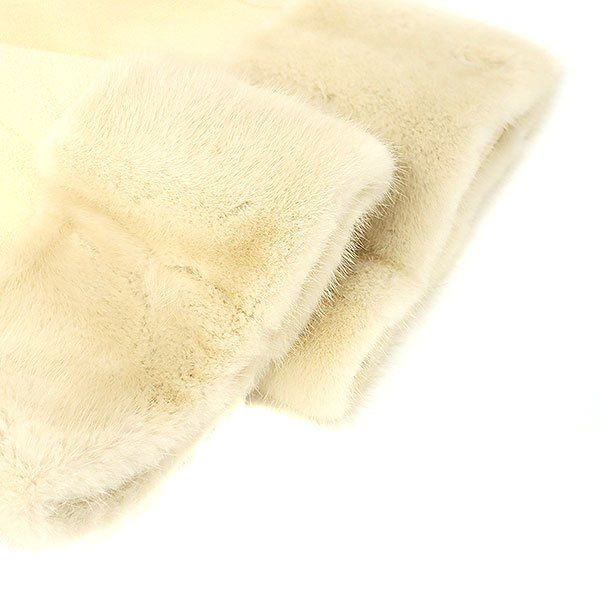 Dior Mink Color Wool Long Coat Ivory — view 5