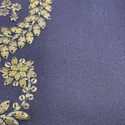 Hermes Embroidered Blouse Navy — view 7