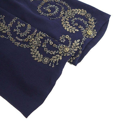 Hermes Embroidered Blouse Navy — view 5