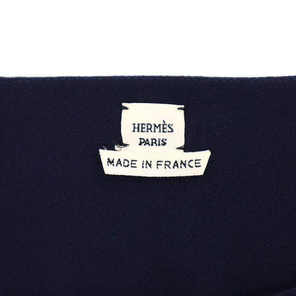 Hermes Embroidered Blouse Navy — view 3