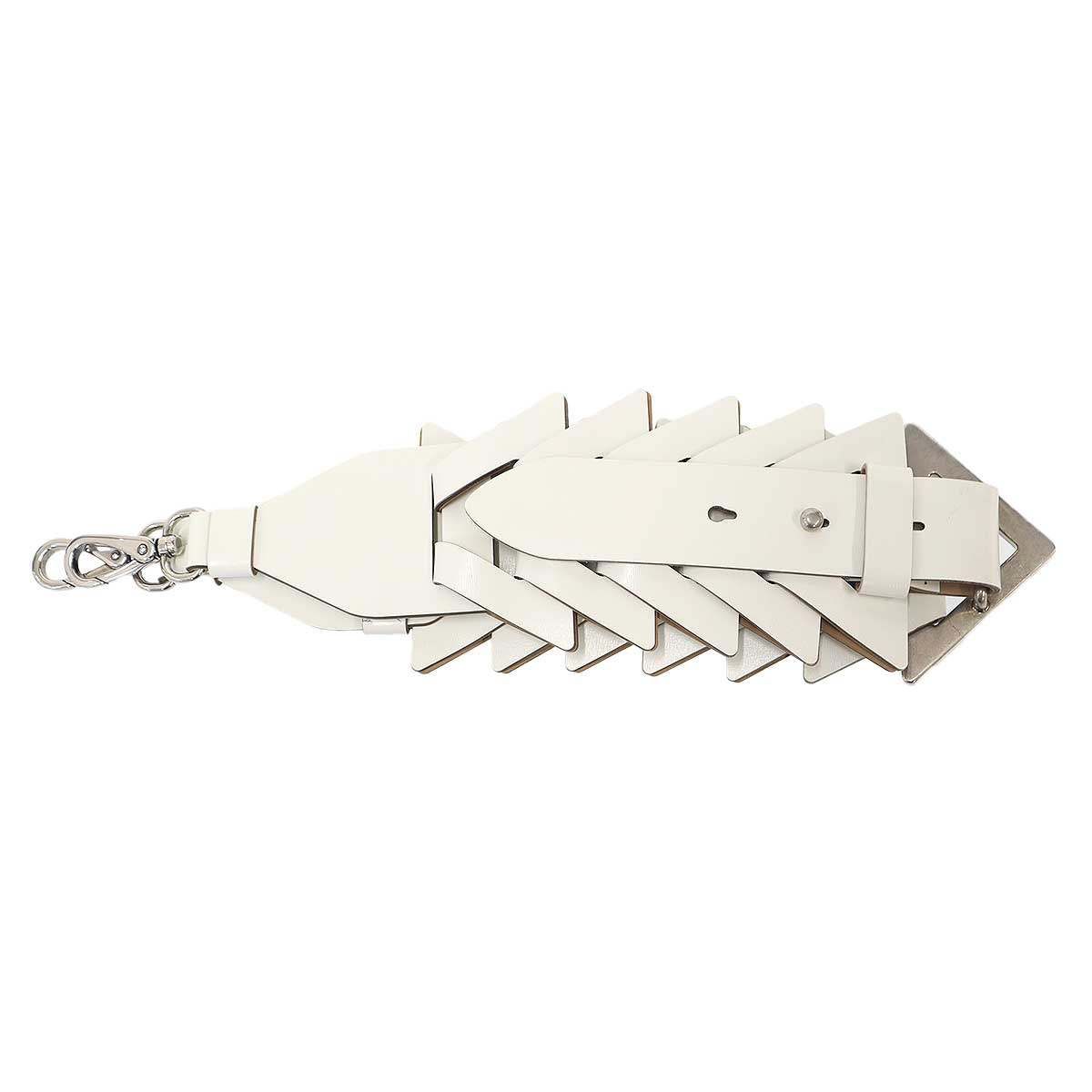 Prada Architectural Leather Strap White — view 2