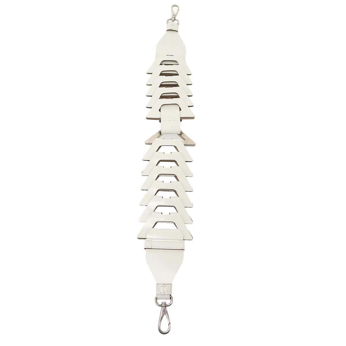 Prada Architectural Leather Strap White — view 3