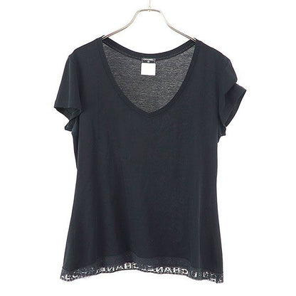Chanel Logo Shirt Black