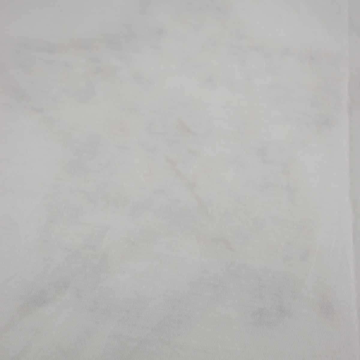 Dior Star Cotton Linen Jersey Distressed T-Shirt White XS — view 8