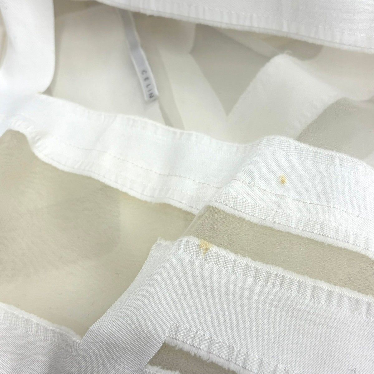 Celine Sample Sheer Skirt — view 9