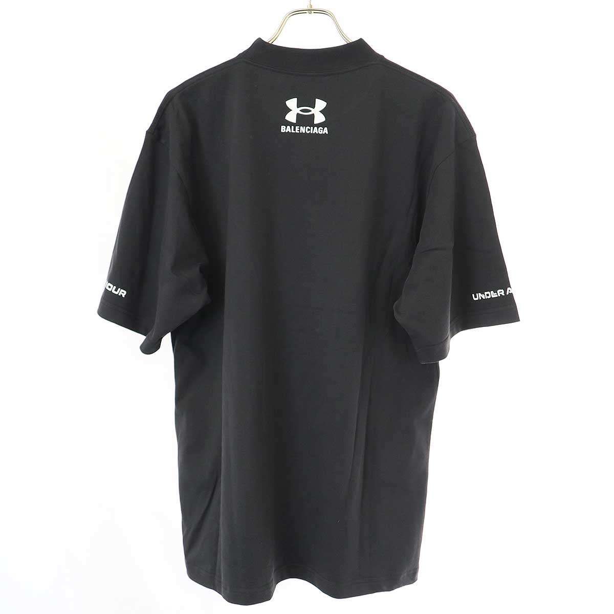Balenciaga Under Armor Underarmor Oversize Print T-Shirt Black XS — view 2