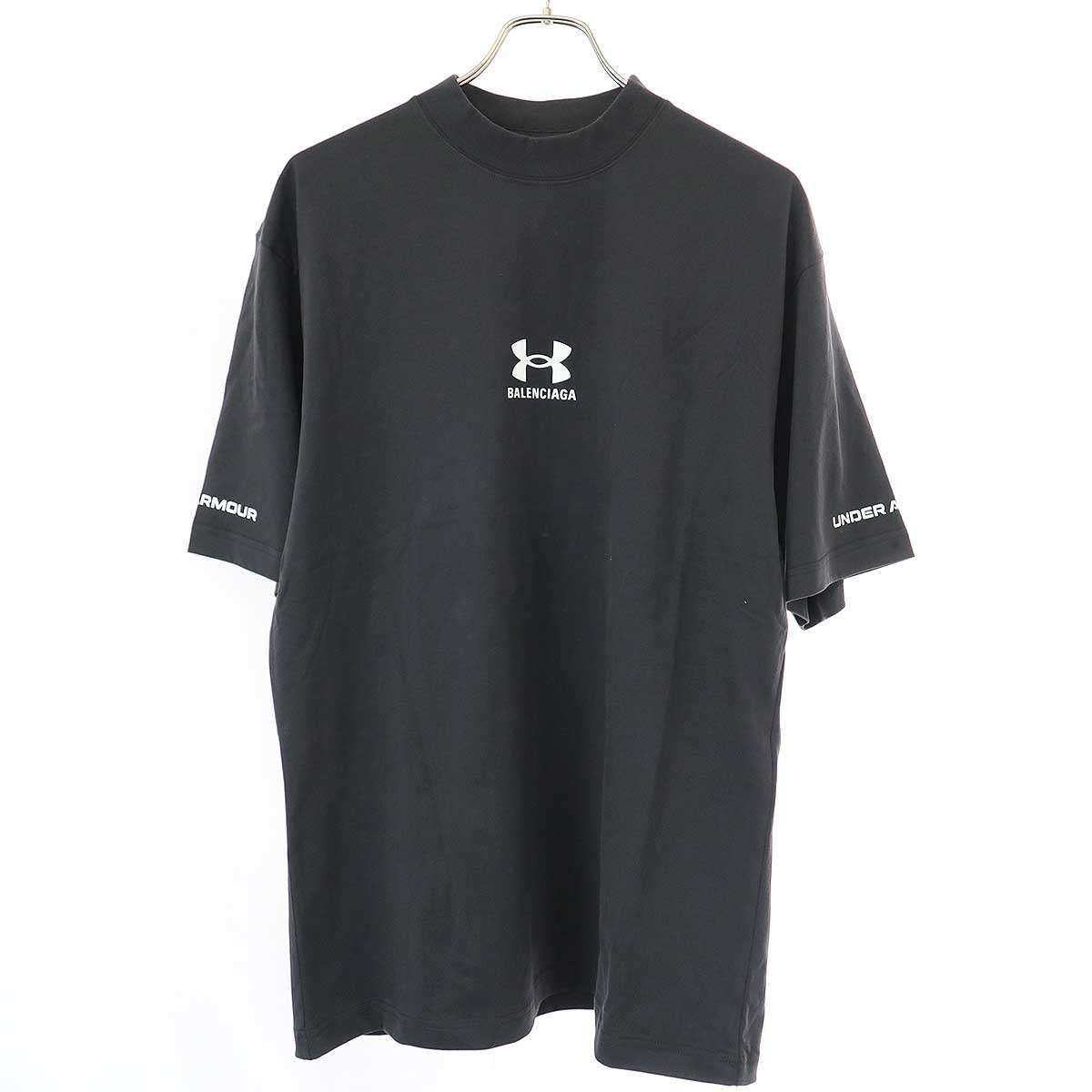 Balenciaga Under Armor Underarmor Oversize Print T-Shirt Black XS