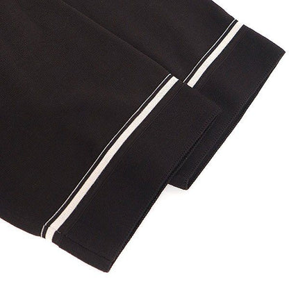 Hermes V-neck Wool Knit Dress Brown 38 — view 5