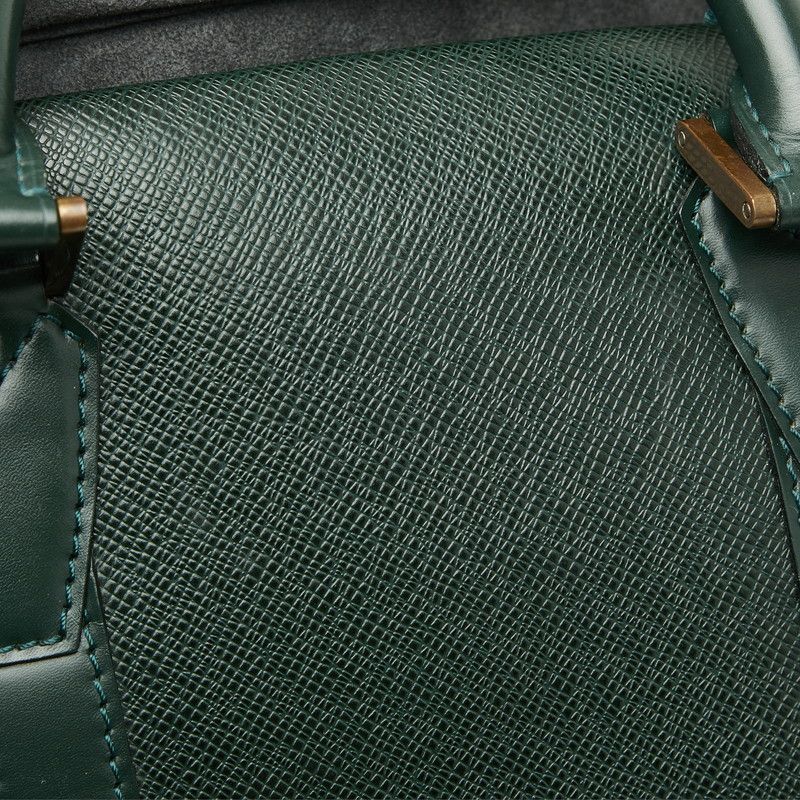 Louis Vuitton Taiga Elanga Un Posh Boston Bag Epi Sea Green Leather — view 8