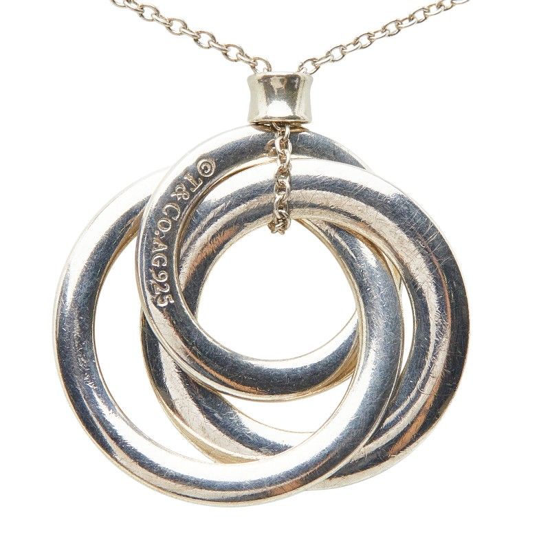 Tiffany & Co Interlocking Circle Necklace Silver — view 2