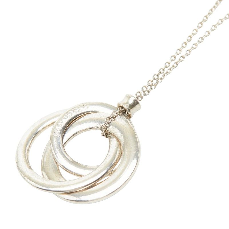 Tiffany & Co Interlocking Circle Necklace Silver