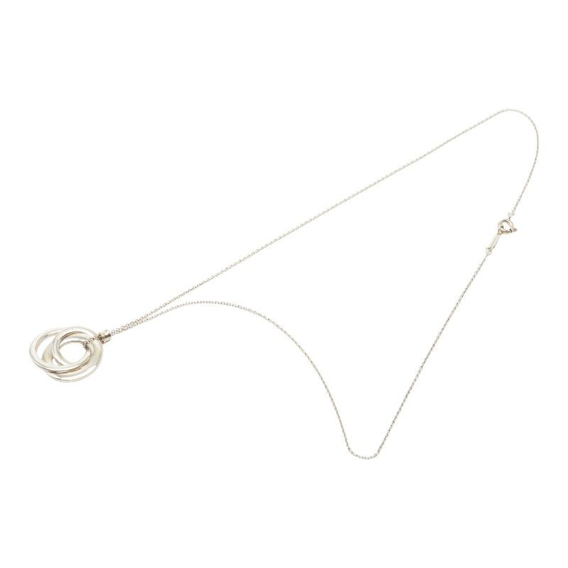 Tiffany & Co Interlocking Circle Necklace Silver — view 4