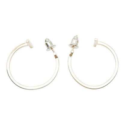 Tiffany & Co T Wire Hoop Earrings Silver — view 2
