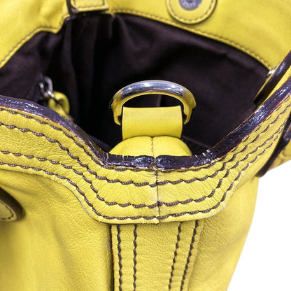 Loewe Anagram Fiesta 2-Way Shoulder Bag Yellow Leather — view 6