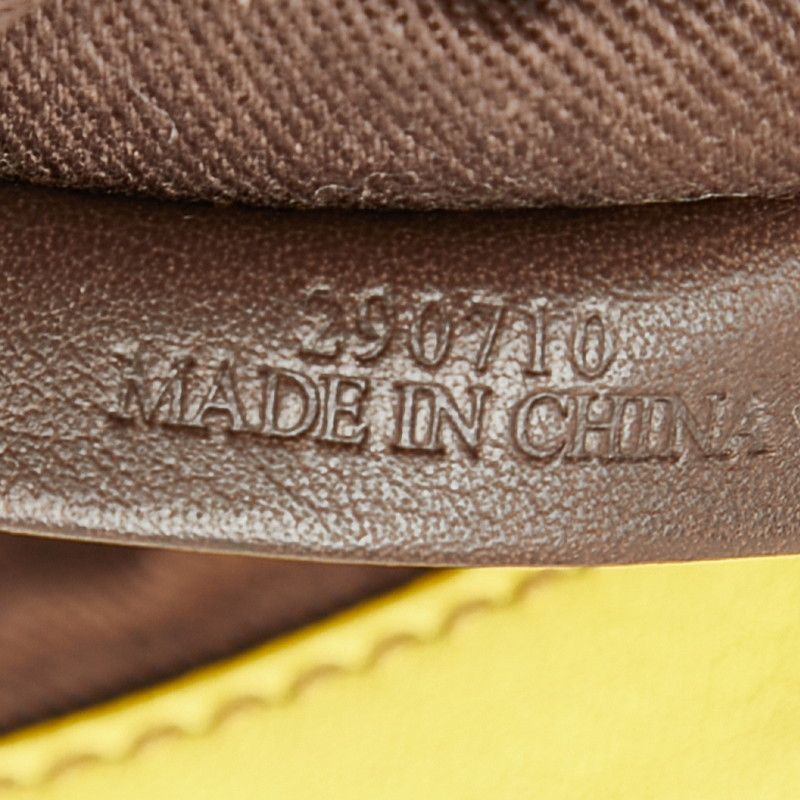 Loewe Anagram Fiesta 2-Way Shoulder Bag Yellow Leather — view 8