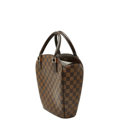 Louis Vuitton Damier Sarria Handbag Brown Leather — view 2