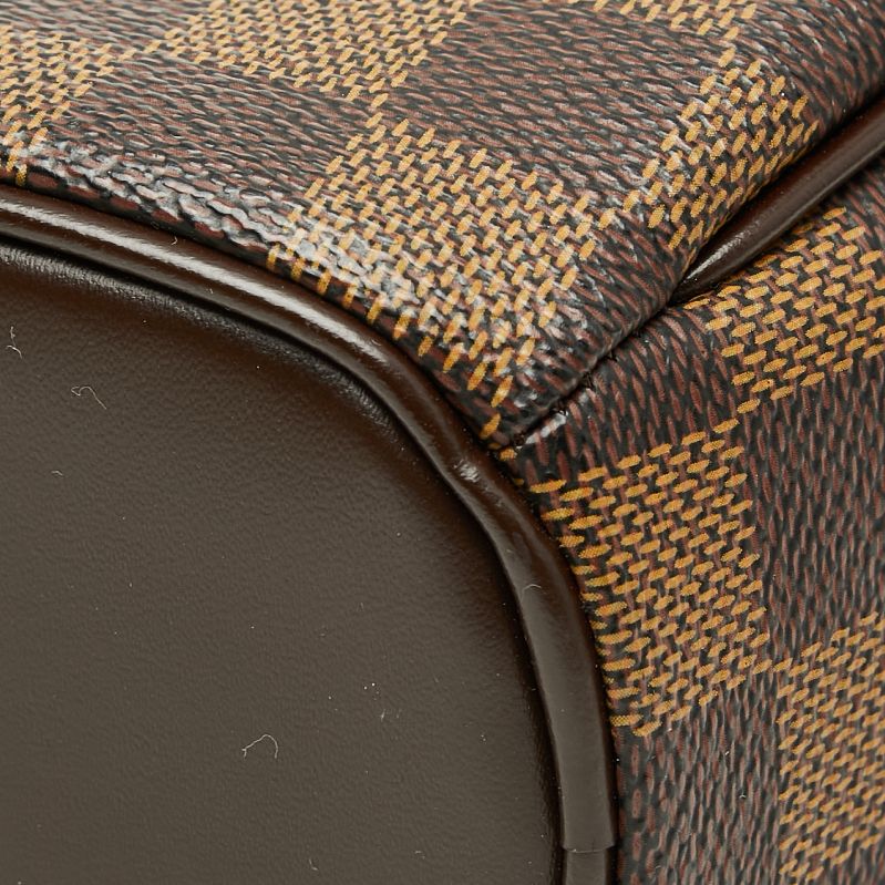 Louis Vuitton Damier Sarria Handbag Brown Leather — view 4