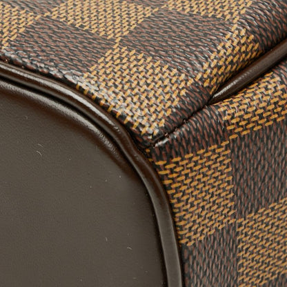 Louis Vuitton Damier Sarria Handbag Brown Leather — view 6