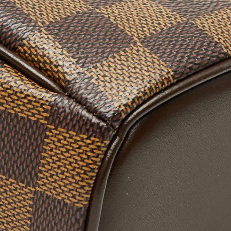 Louis Vuitton Damier Sarria Handbag Brown Leather — view 7