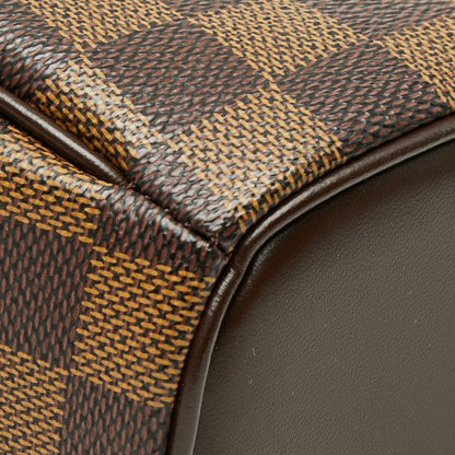 Louis Vuitton Damier Sarria Handbag Brown Leather — view 7