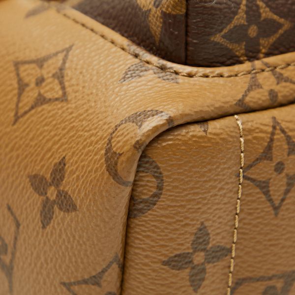 Louis Vuitton Monogram Reverse Palm Springs Mini Backpack Black Brown Leather — view 5