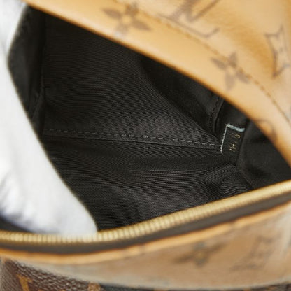 Louis Vuitton Monogram Reverse Palm Springs Mini Backpack Black Brown Leather — view 8