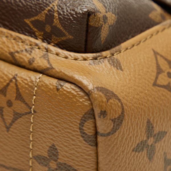 Louis Vuitton Monogram Reverse Palm Springs Mini Backpack Black Brown Leather — view 4