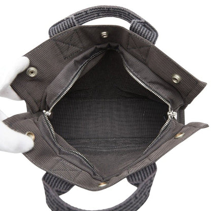 Hermes Her Line Tote PM Gray Canvas — view 8