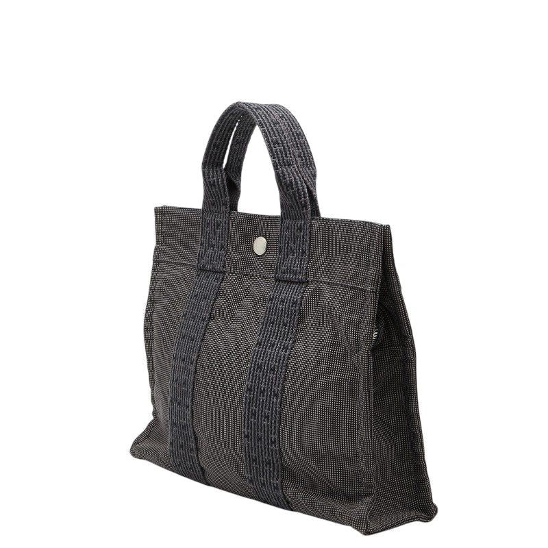 Hermes Her Line Tote PM Gray Canvas — view 2