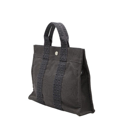 Hermes Her Line Tote PM Gray Canvas — view 2
