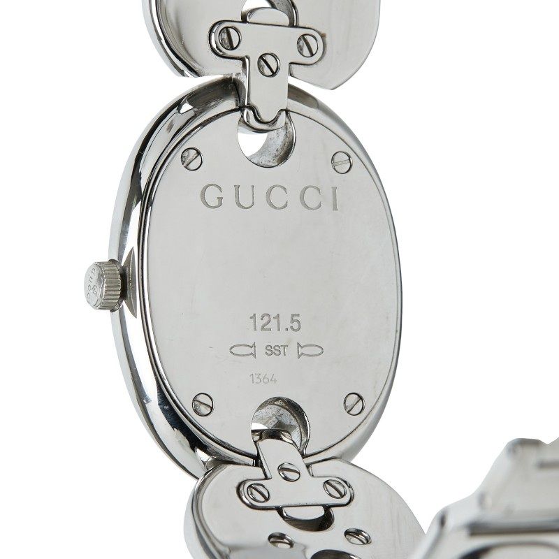 Gucci Watch 121.5 Pink Shell Silver Stainless Steel — view 8