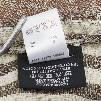 Gucci Shawl Brown Linen Cotton 1- Scarf — view 6