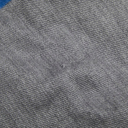 Bvlgari Logo Shawl Gray Blue Wool Cashmere 1- Scarf — view 4