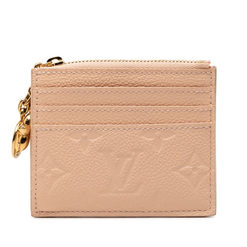 Louis Vuitton Monogram Empreinte Card Holder Flora Case Coin Purse Shamalow