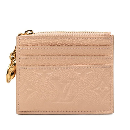 Louis Vuitton Monogram Empreinte Card Holder Flora Case Coin Purse Shamalow