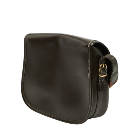 Hermes Duffle Crossbody Shoulder Bag Brown Leather — view 2