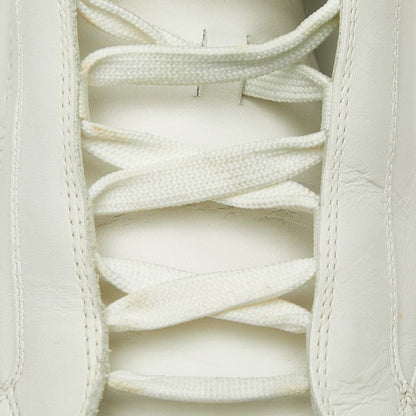 Louis Vuitton Damier Middle Cut Sneakers 9.5 White Black Leather — view 6