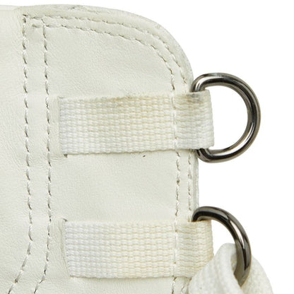 Louis Vuitton Damier Middle Cut Sneakers 9.5 White Black Leather — view 8