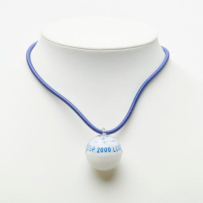 Louis Vuitton Cup Limited Compass Direction Magnet Necklace Choker Blue White — view 6